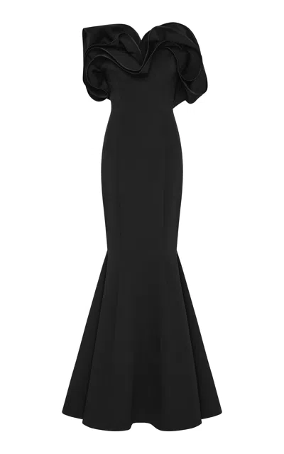 Rachel Gilbert Phelix Gown In Black