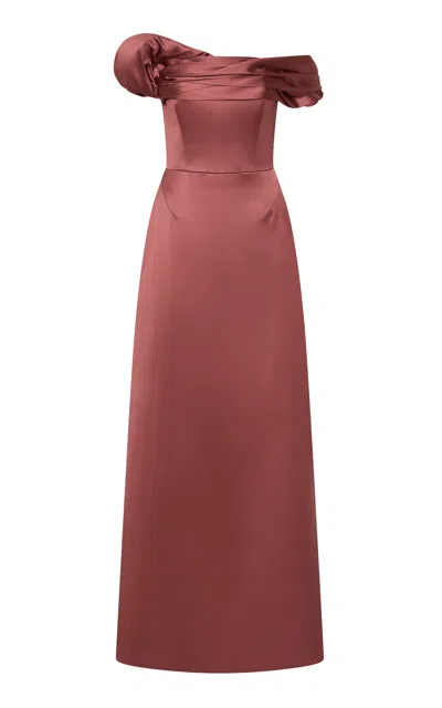 Rachel Gilbert Poline Gown In Pink