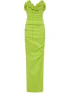 Rachel Gilbert Ren Gown In Green