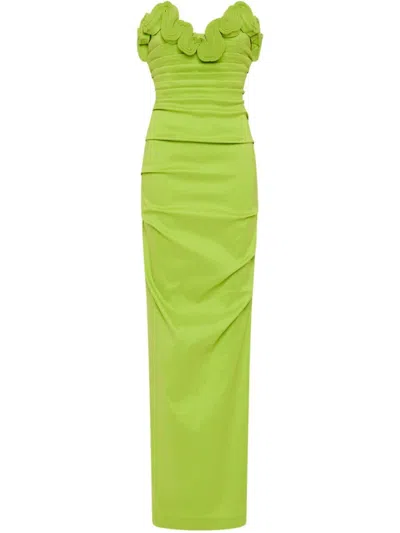 Rachel Gilbert Ren Gown In Green