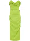Rachel Gilbert Ren Midi Dress In Green
