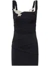 Rachel Gilbert Rhodes Minidress In Black