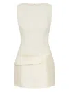 Rachel Gilbert Rikki Sleeveless Mini Dress In Neutral