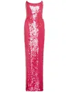 Rachel Gilbert Royce Tulle Gown In Pink