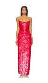 Rachel Gilbert Royce Tulle Gown In Pink