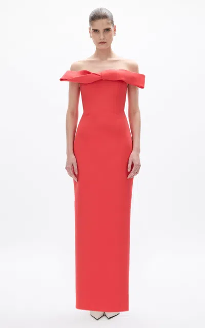 RACHEL GILBERT RYDELL OFF-THE-SHOULDER GOWN