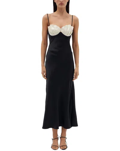 RACHEL GILBERT RACHEL GILBERT RYDER WOOL & SILK-BLEND MIDI DRESS