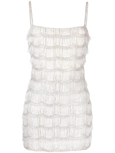 Rachel Gilbert Sadie Fringed Minidress In White