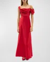Rachel Gilbert Sawyer Gown In Red