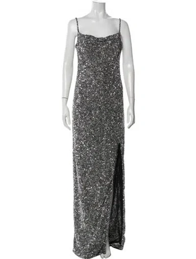 Pre-owned Rachel Gilbert Sequin Long Dress W/ Tags