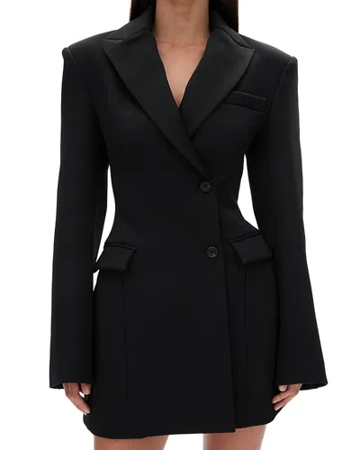 Rachel Gilbert Sergio Blazer Mini Dress In Black