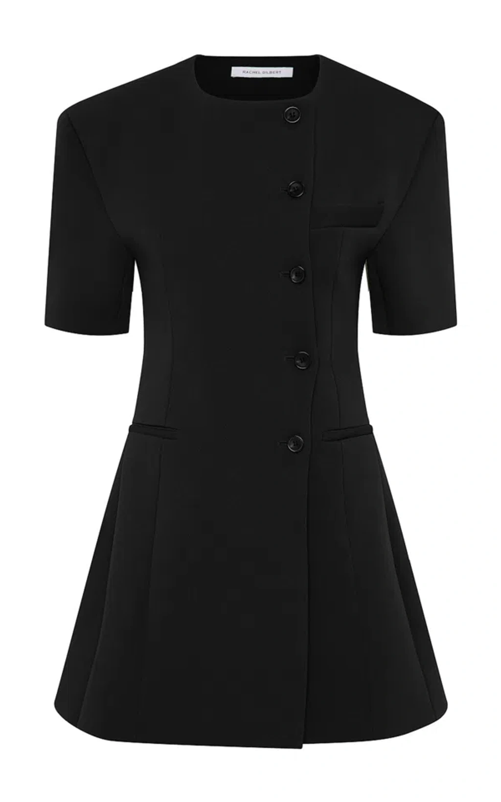 Rachel Gilbert Sergio Button-up Mini Dress | ModeSens