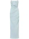 Rachel Gilbert Sienna Maxi Dress In Blue