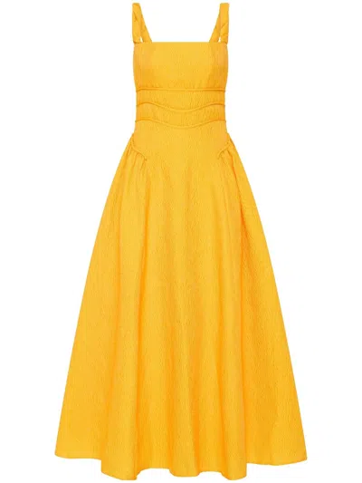 Rachel Gilbert Sophia Kleid In Gelb