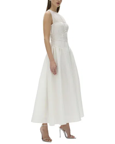 Rachel Gilbert Sophia Flared Dress In White
