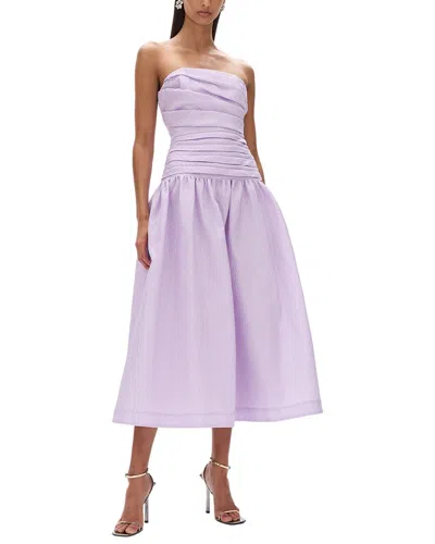 Rachel Gilbert Sophia Flared Dress In Lilac