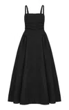 Rachel Gilbert Sophia Gathered Maxi Dress In Black