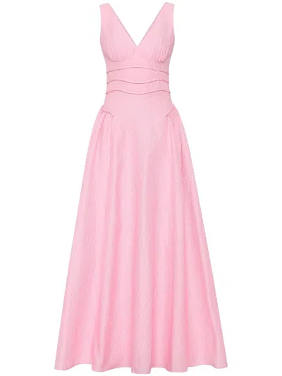 Rachel Gilbert Sophia Abendkleid In Rosa