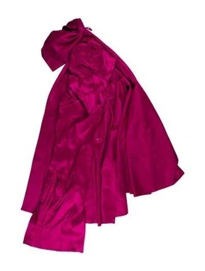 Pre-owned Rachel Gilbert Strapless Long Dress In Pink