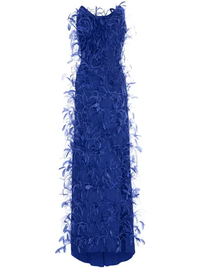 Rachel Gilbert Sutton Maxikleid In Ultramarine