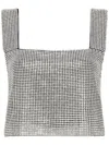 Rachel Gilbert Thora Tank Top In Silver