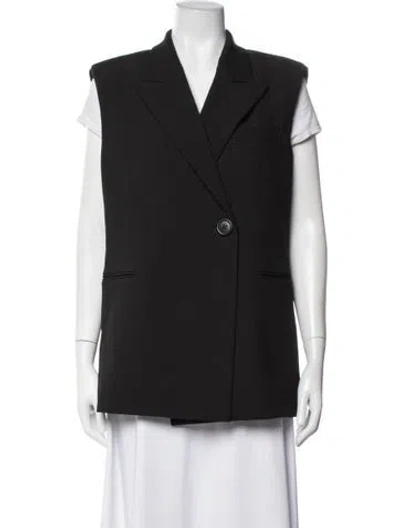 Pre-owned Rachel Gilbert Vest In Black