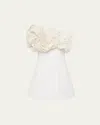 Rachel Gilbert Mini Violet Dress In Ivory