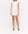 Rachel Gilbert Whitley Degrade Flower Applique Sleeveless Mini Dress In Multi