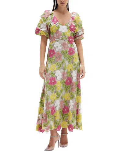 Rachel Gilbert Willow Midi Dress In Multi