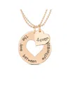 Rachel Glauber 14k Cz Pendant Necklace