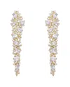 Rachel Glauber 14k Diamond Cz Dangle Earrings