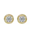 Rachel Glauber 14k Diamond Cz Earrings