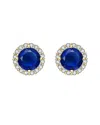 Rachel Glauber 14k Diamond Cz Earrings