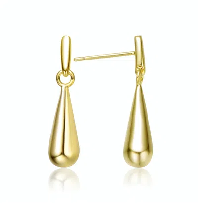 Rachel Glauber 14k Gold Plated Drop Earrings