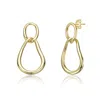 Rachel Glauber 14k Gold Plated Golden Harmony Dangle Earrings In Gold