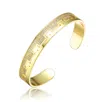 Rachel Glauber 14k Gold Plated With Cubic Zirconias Cuff Bracelet In Gold