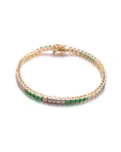 Rachel Glauber 14k Over Silver Bracelet