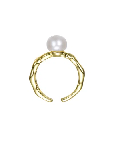 Rachel Glauber 14k Pearl Chain Ring