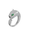 Rachel Glauber Plated Cz Band Ring