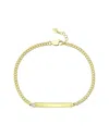 Rachel Glauber 14k Plated Cz Bracelet