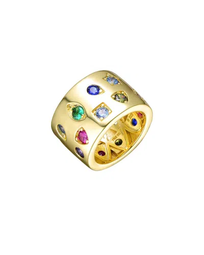 Rachel Glauber 14k Plated Cz Ring