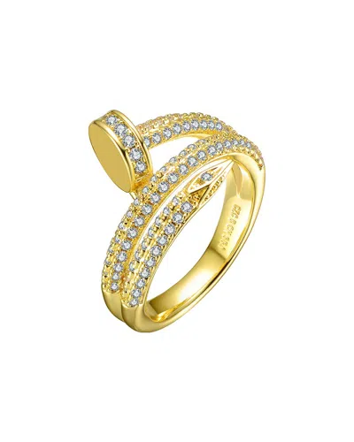 RACHEL GLAUBER RACHEL GLAUBER 14K PLATED CZ RING