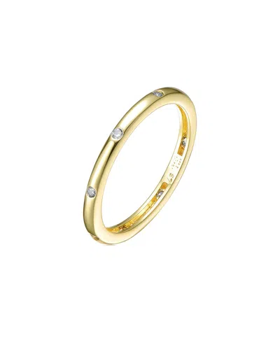 Rachel Glauber 14k Plated Cz Ring