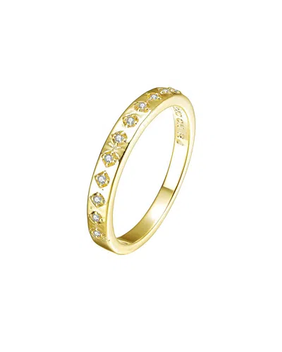 Rachel Glauber 14k Plated Cz Ring