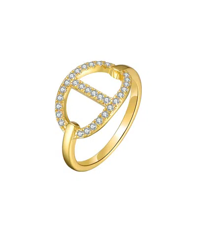 Rachel Glauber 14k Plated Cz Ring