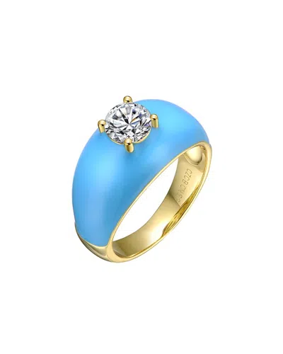 Rachel Glauber 14k Plated Cz Ring