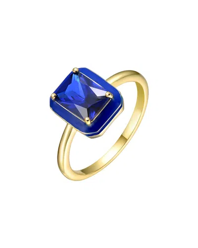 Rachel Glauber 14k Plated Cz Ring