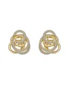Rachel Glauber 14k Plated Cz Studs
