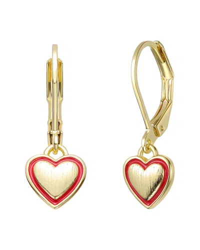 Rachel Glauber 14k Plated Dangle Earrings In Gold