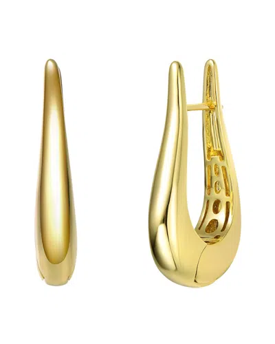 Rachel Glauber 14k Plated Heavy Hoops